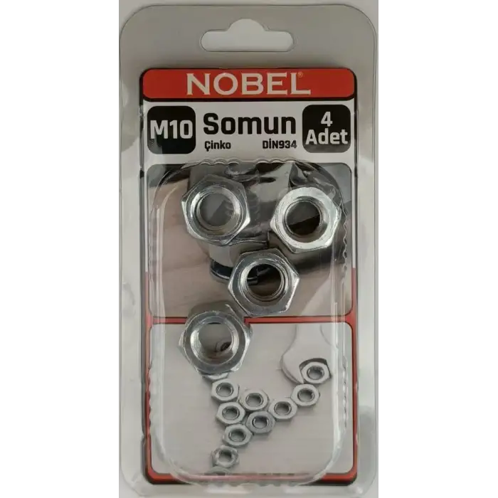 FIX SOMUN M10 ÇİNKO ( DİN934 ) 4 LÜ