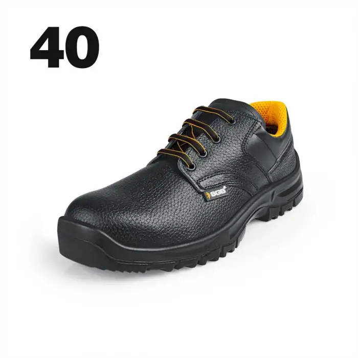 SGS S2 Siyah Profesyonel İş Güvenliği Ayakkabısı (Çelik Burunlu) No: 40