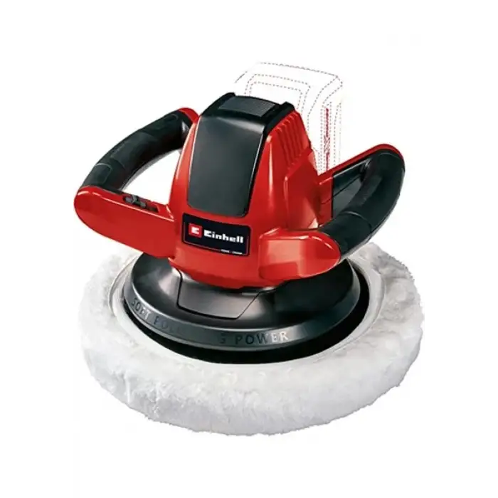 Einhell Ce-Cb 18/254 Li-Solo, Akülü Polisaj Makinesi, Siyah/kırmızı