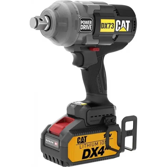 CAT DX73 18Volt 4.0 Ah. Çift Akülü 1700/2100Nm Kömürsüz Profesyonel Şarjlı Somun Sıkma