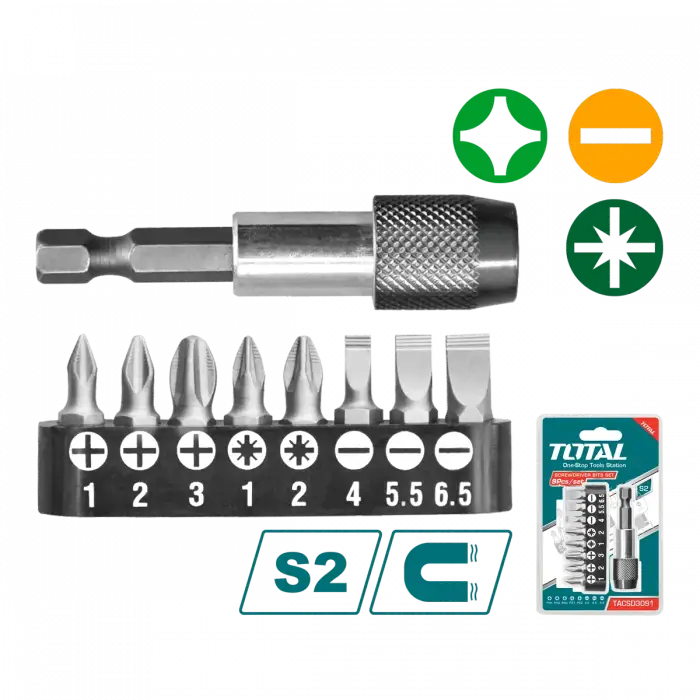 9 Parça bits uç seti