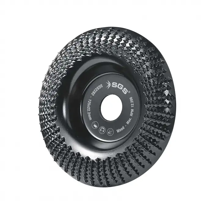 SGS AHŞAP İŞLEME TAŞLAMA DİSKİ KAVİSLİ 115MM*22,22MM