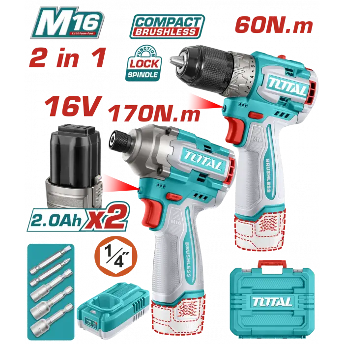 AVANTAJ 2 Lİ SET - 16V MATKAP VE DARBELİ VİDALAMA