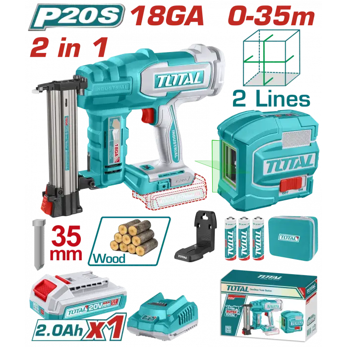 AVANTAJ SET - ÇİVİ TABANCASI, LAZER METRE