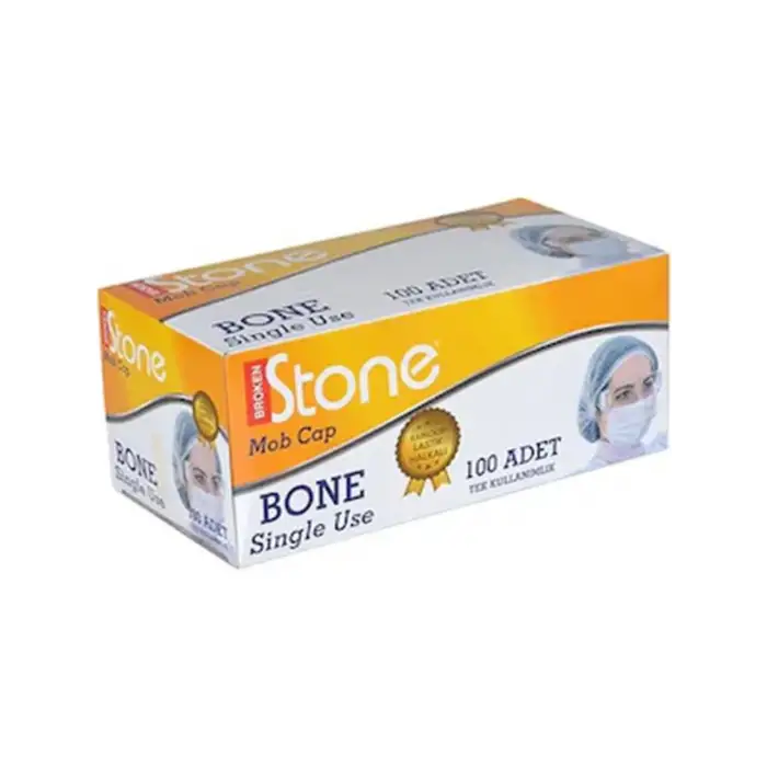 Broken Stone Bone Hijyenik Tek Kullanımlık Saç Bonesi Kutulu 100 Adet