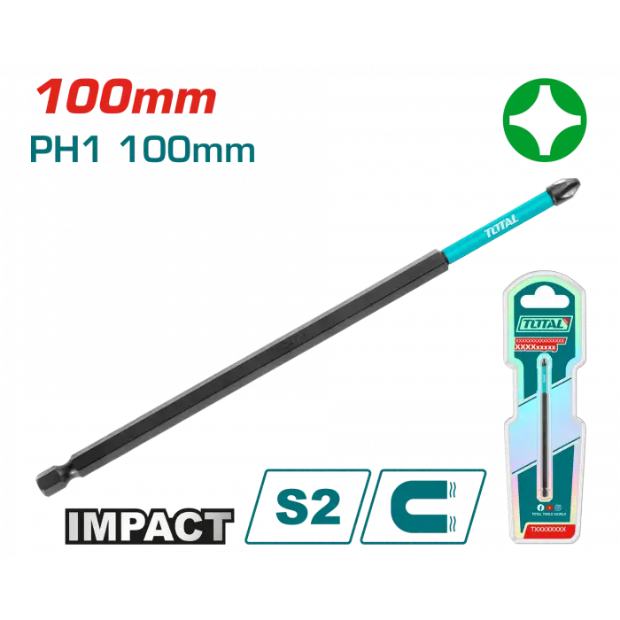 DARBELİ 100MM PH1 BİTS UÇU KARTELALI