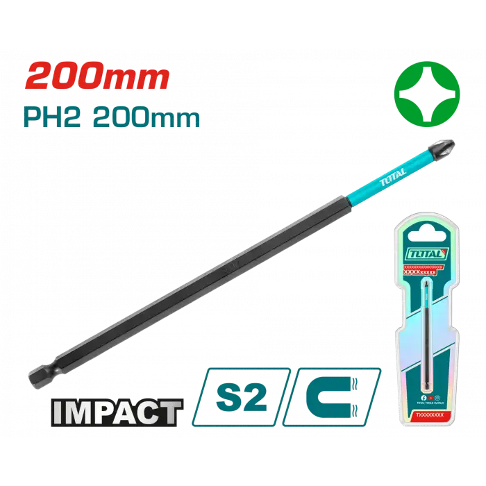 DARBELİ 200MM PH2 BİTS UÇU KARTELALI