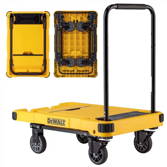 DEWALT DWT710 200Kg Profesyonel Katlanabilir Dört Tekerlekli Yük ve Paket Taşıma Arabası