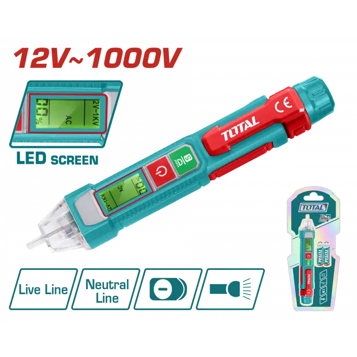 DİJİTAL LED EKRANLI AC VOLTAJ DEDEKTÖRÜ