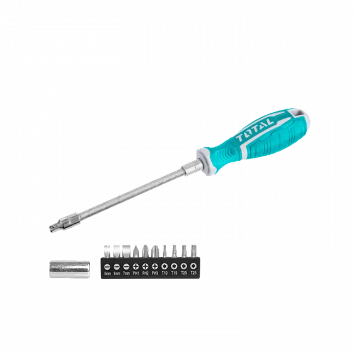 Esnek Yapılı Tornavida Seti 12 Parça
