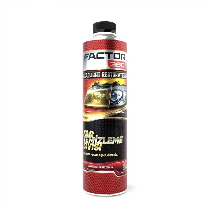 Factor360 Far Temizleme Sıvısı Metal Şişe1 L