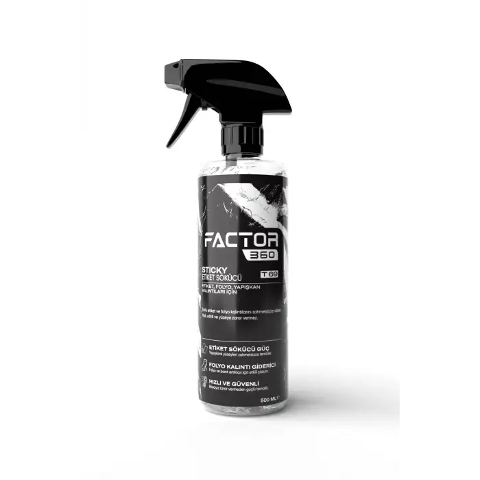 Factor360 Sticky Etiket Folyo Sökücü 500 ML