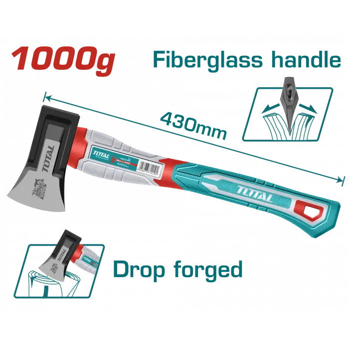 FİBERGLAS SAPLI YARMA BALTA 1000 G