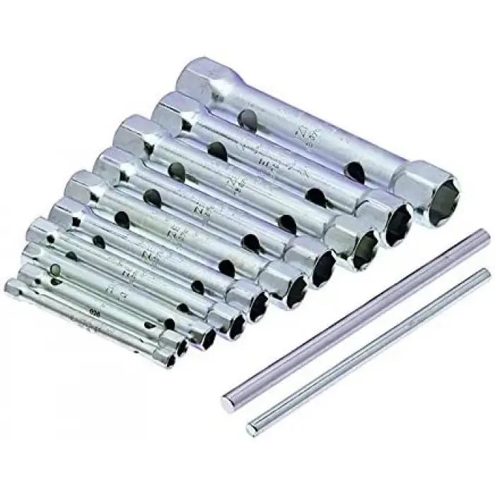 İzeltaş 1800002108 Kovan Anahtar Takımı İki Ağız (mil dahil) 8 Parça