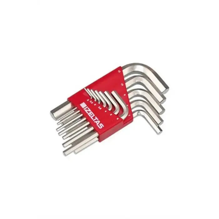 İzeltaş 4901003112 Allen Anahtar Takımı SAE 12li Set