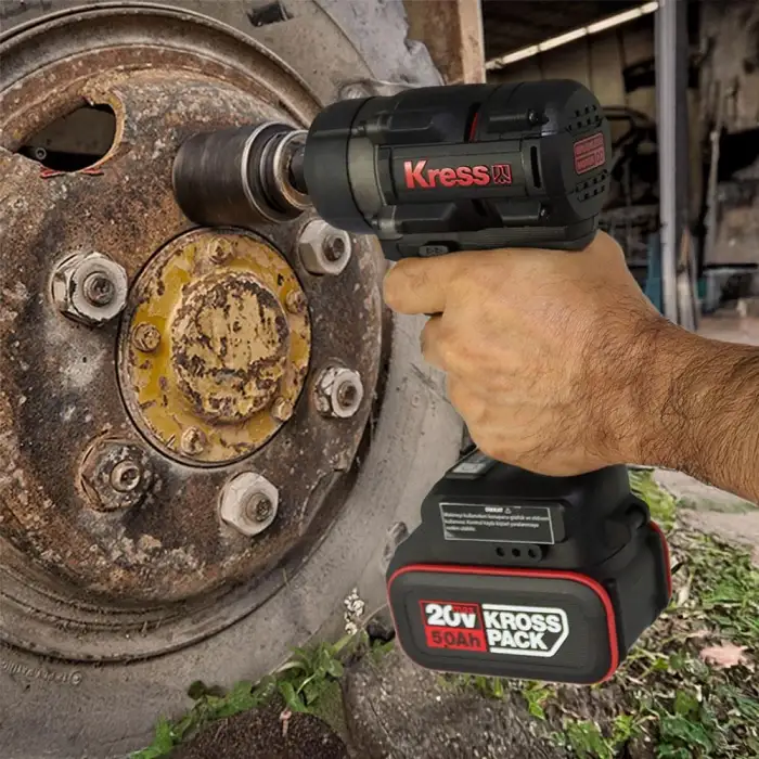 Kress KH276.91 20Volt 700/850Nm Kömürsüz Profesyonel Şarjlı Somun Sıkma (Akü Dahil Değildir)