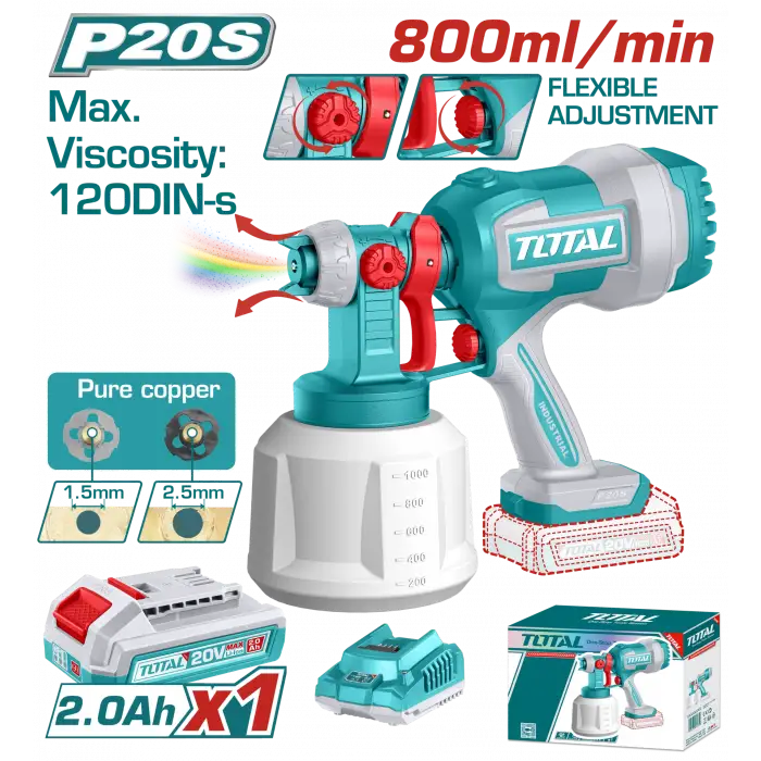 LI-ION AKÜLÜ BOYA TABANCASI