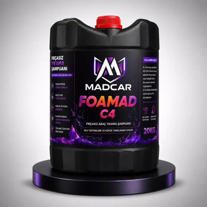 MADCAR FOAMAD C4 – Fırçasız Araç Yıkama Şampuanı