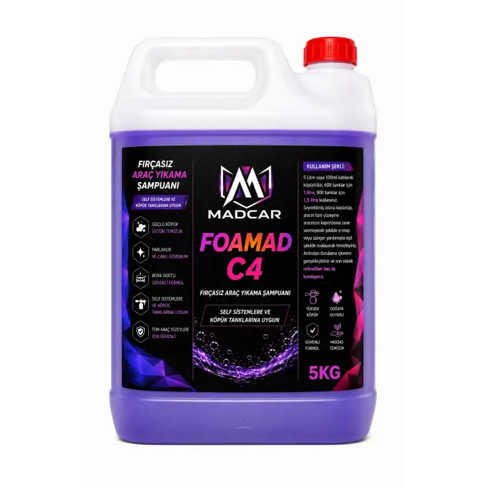 MadCar FOAMAD C4 Fırçasız Oto Şampuanı