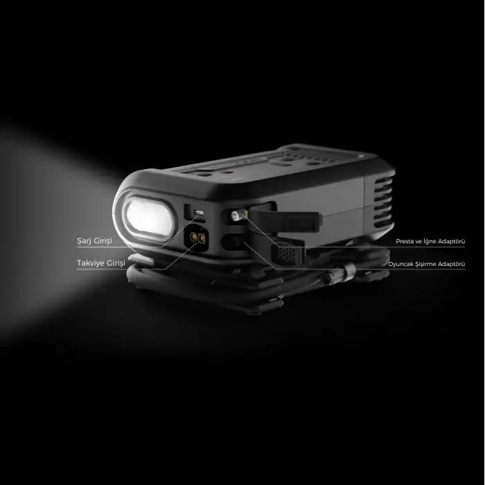 NOCO AX65 12V Lityum 2000Amp Akıllı Akü Takviye + Pompa + Powerbank + Led Lamba