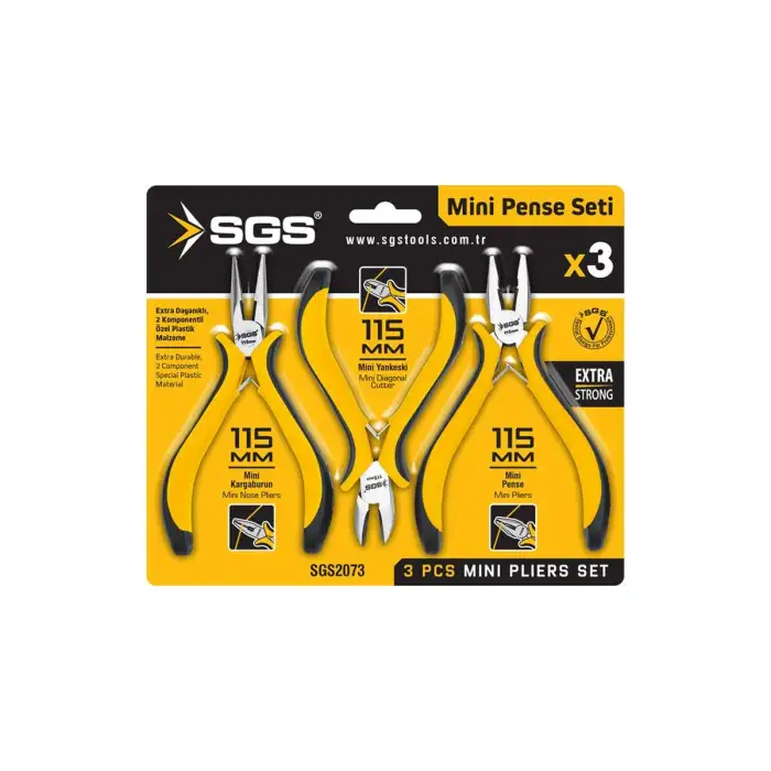 SGS 3 PARÇA MİNİ PENSE SETİ