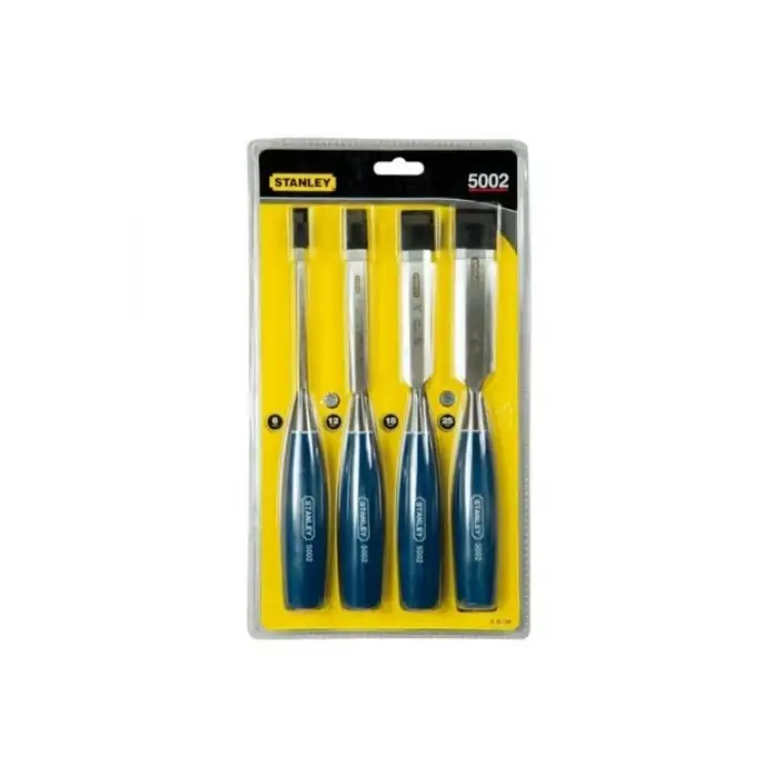 Stanley 0-16-129 İskarpela Seti Klasik Mavi Seri 4 Parça
