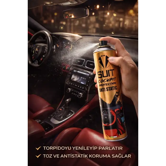SUİT COCKPİT PROTECTİON ANTİ STATİC(TORPİDO PARLATICI) 750ML
