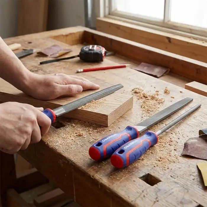 WORKPRO WP201702 3 Parça 200mm Ağır Hizmet Tipi Metal Eğe Seti