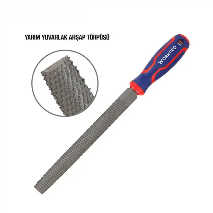 WORKPRO WP201703 3 Parça 200mm Profesyonel Ahşap Törpü Seti