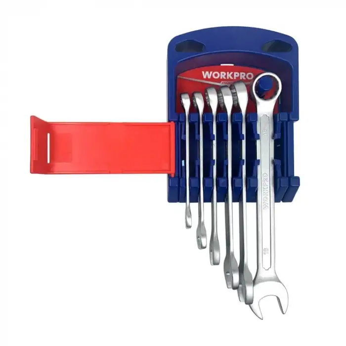 WORKPRO WP202501 Cr-V 6 Parça Profesyonel Kombine Anahtar Takımı