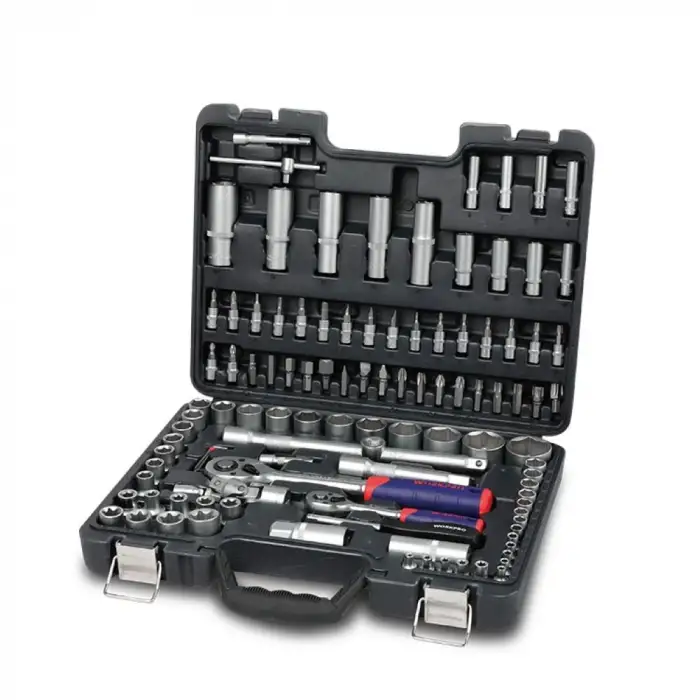WORKPRO WP202535 1/4’ 1/2’ 108 Parça Cr-V Metrik Profesyonel Lokma Takımı