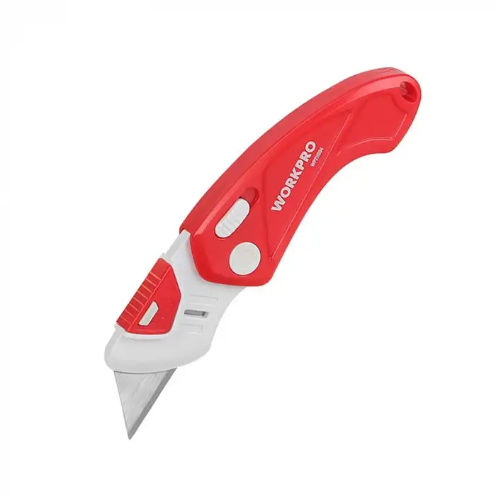 WORKPRO WP211004 Plastik Gövde Katlanır Rötuş Maket Bıçağı