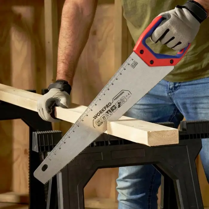 WORKPRO WP215007 500mm SK5 7 TPI Ağır Hizmet Tipi El Testeresi