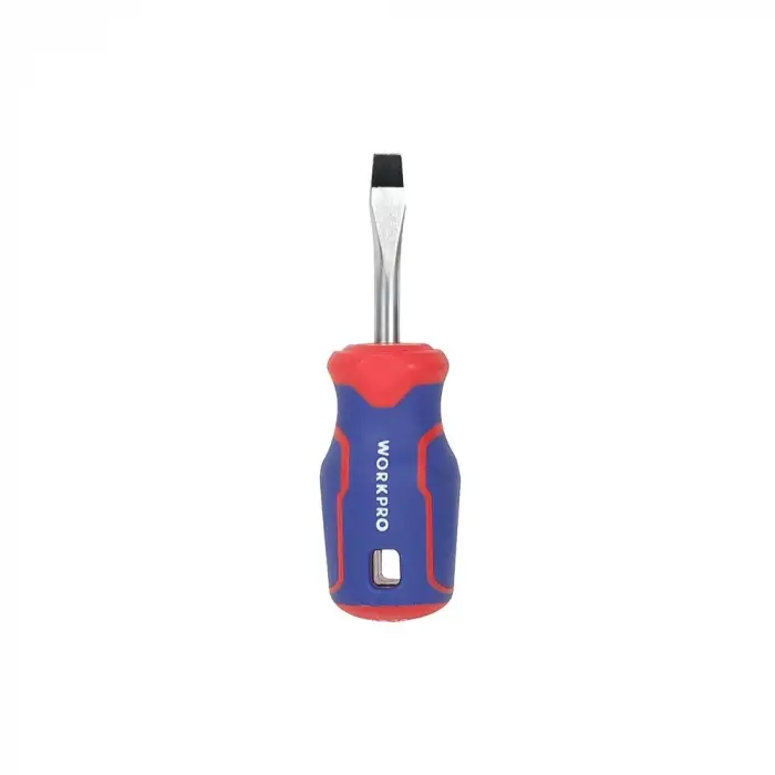 WORKPRO WP221024 6.5x38mm CR-V Manyetik Profesyonel Düz Topaç Tornavida