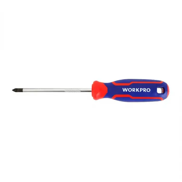 WORKPRO WP221037 PZ2x100mm CR-V Manyetik Profesyonel Yıldız Tornavida