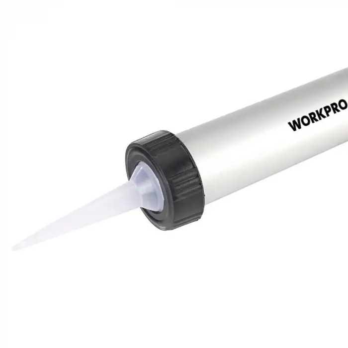 WORKPRO WP224006 590ml 6 Parça Alüminyum Profesyonel Sosis Tipi Silikon Tabancası