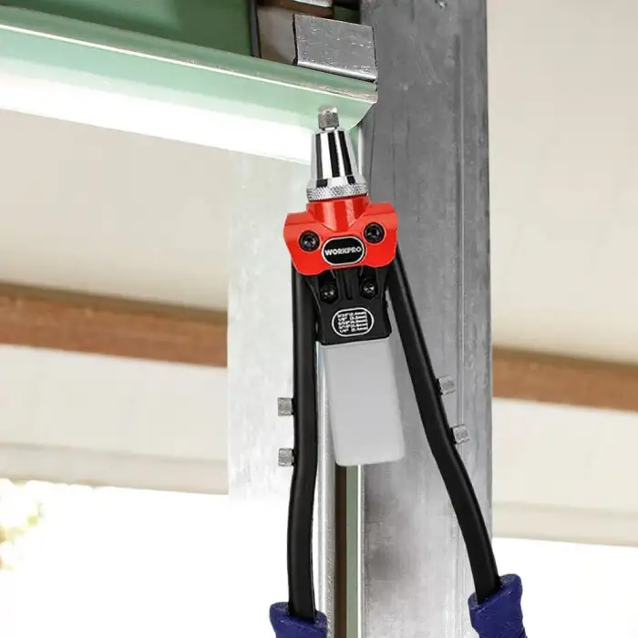 WORKPRO WP225001 5 IN 1 400mm Kollu Profesyonel Perçin Tabancası + 100 Adet Perçin