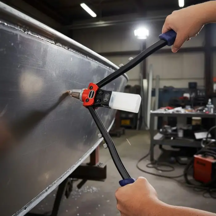 WORKPRO WP225001 5 IN 1 400mm Kollu Profesyonel Perçin Tabancası + 100 Adet Perçin