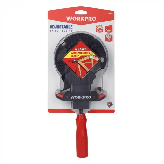 WORKPRO WP232044 4M Ayarlanabilir Bant Tipi Dört Köşeli Profesyonel İşkence