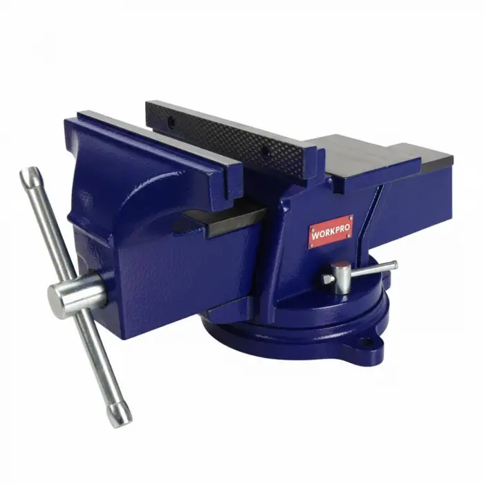WORKPRO WP233005 100mm 360° Döner Tabanlı Örslü Profesyonel Tezgâh Mengene