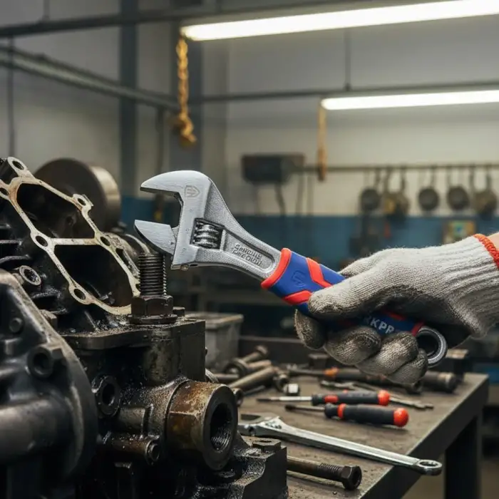 WORKPRO WP272010 150mm Cr-V Profesyonel Kurbağacık Anahtar