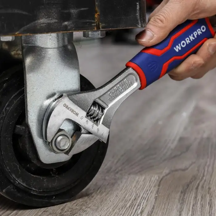 WORKPRO WP272013 300mm Cr-V Profesyonel Kurbağacık Anahtar