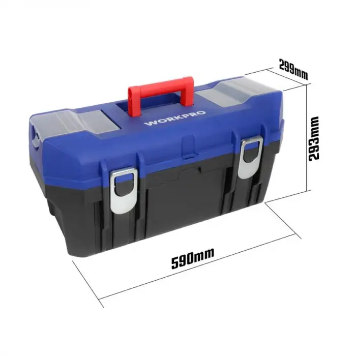 WORKPRO WP283018 22’’ Metal Kilitli Plastik Takım Çantası