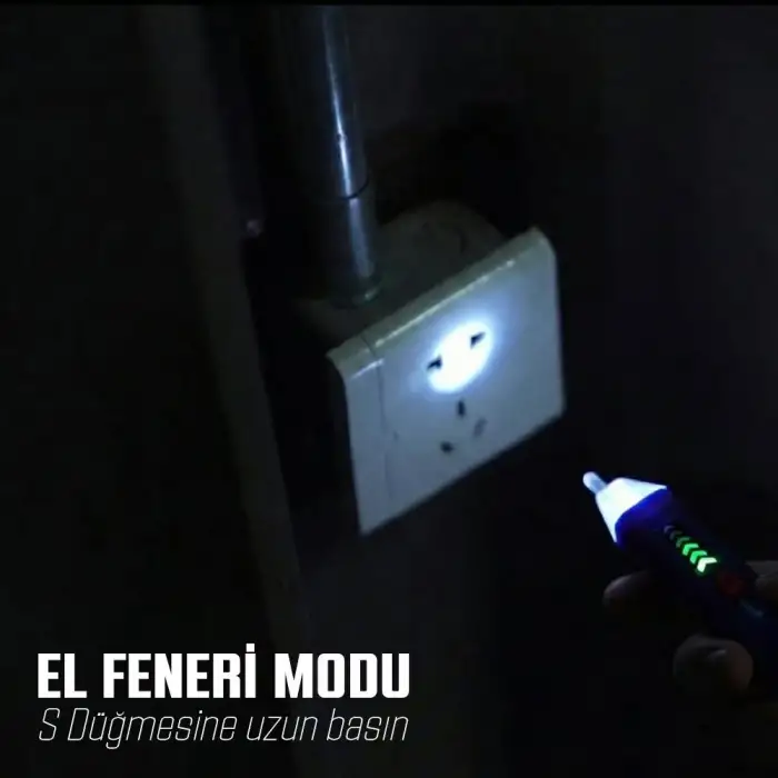 WORKPRO WP295004 12-1000 Volt AC Yüksek Hassasiyetli Profesyonel Voltaj Dedektörü