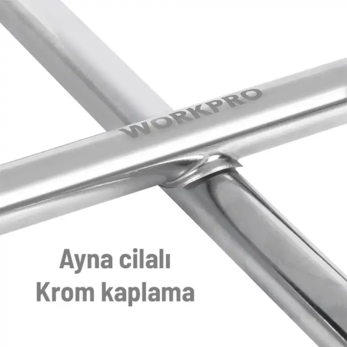 WORKPRO WP314005 17 19 21 23 Cr-V 400mm 4 Kollu Profesyonel Bijon Anahtarı