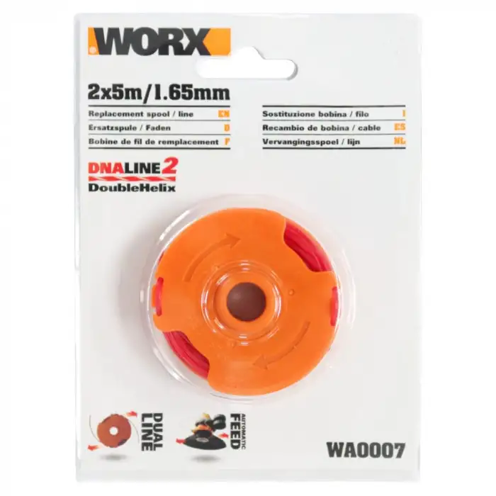 WORX WA0007 1.65mmX5Metre Çift Çıkışlı Duble Helix Spiral Burgulu Yedek Misina