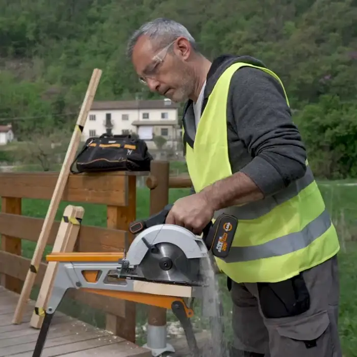 WORX WX526.9 20Volt 165mm Profesyonel Şarjlı Daire Testere (Akü Dahil Değildir)