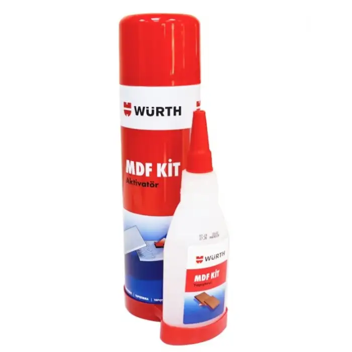 WÜRTH MDF KİT 2 KOMP. HIZLI YAPIŞTIRICI -100-500ML
