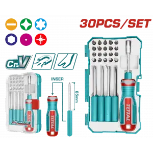 30 PARÇA BİTS UÇLU TORNAVİDA SETİ