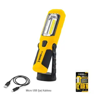 SGS ŞARJLI LED FENER 350 LÜMEN 3.7V / 1200 mAh